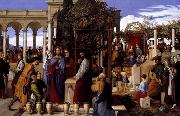 Julius Schnorr von Carolsfeld The Wedding Feast at Cana oil painting